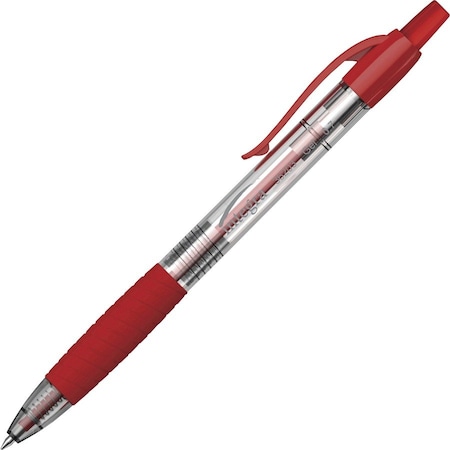 Integra Gel Pen, 0.7mm Point, Retractable, 12/DZ, Red PK ITA36203